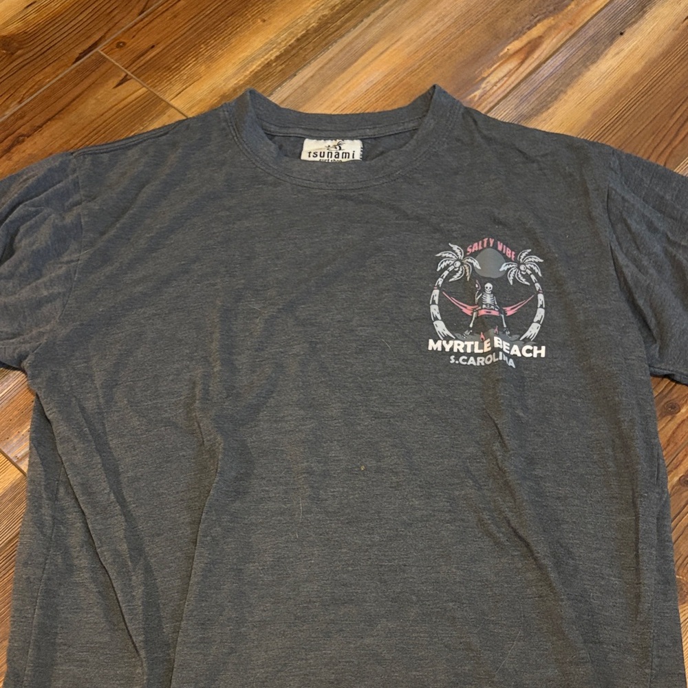 Gray Myrtle Beach Graphic Tee